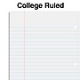 Staples Premium 3-Subject Notebook, 8.5" x 11", College Ruled, 150 Sheets, Red (ST58332)~#|#~37DFBA11-30A9-4BF2-8279DCC6C7C50B06_sc7