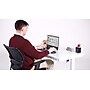 Victor Technology Electric Rectangular Adjustable Glass Standing Desk, White (DC950W)~#|#~37E1D12E-72F0-4FDE-93645175AEC4AFE2_sc7