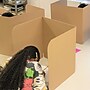 Classroom Products Foldable Cardboard Freestanding Privacy Shield, 20"H x 20"W, Kraft, 20/Box (VB2020 KR)~#|#~37E872A8-DE7F-4CF5-8FE31F80A7B19203_sc7