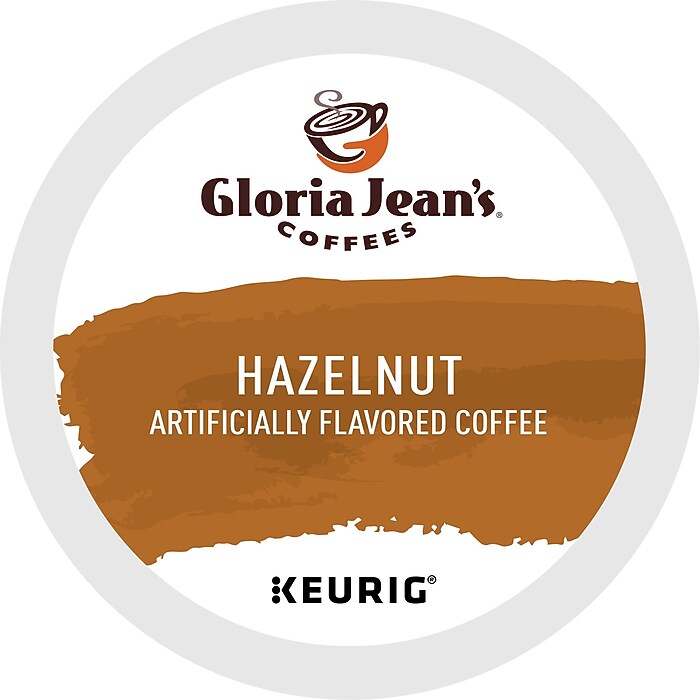 Gloria Jean's Coffees Hazelnut Coffee, Keurig K-Cup Pod, Medium