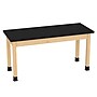 Diversified Woodcrafts Perpetulab Rectangular Science Lab Table, 60" x 24", Light Hardwood (P7606M30N)~#|#~37EF67E1-BB84-41AA-A5428D91F4E2FC4C_sc7