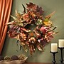 Nearly Natural 4924 24" Pumpkin Wreath, Orange~#|#~37F20570-1696-426D-B1609821242E13FF_sc7