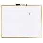 U Brands Magnetic Dry Erase Calendar Whiteboard, 20" x 16", Gold Aluminum Frame~#|#~37F34989-12A0-4EF7-9440A9F974ECDD78_sc7