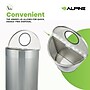 Alpine Industries Stainless Steel Trash Can, 15 Gallon, Silver (ALP438-12HR-SS)~#|#~37F4C3F8-042F-4CA1-8DEB71EB969E3453_sc7