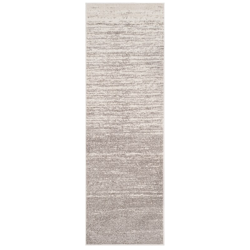 Safavieh Adirondack Collection 2' x 12' Runner, Machine Made, Light Grey/Grey (ADR113C-2012) image 1