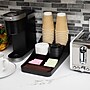 Mind Reader Plastic 7 Compartment Coffee Cup and Condiment Organizer, Black (COMP7-BLK)~#|#~37F5345E-FF60-4F1A-81E8FEA994EB314E_sc7