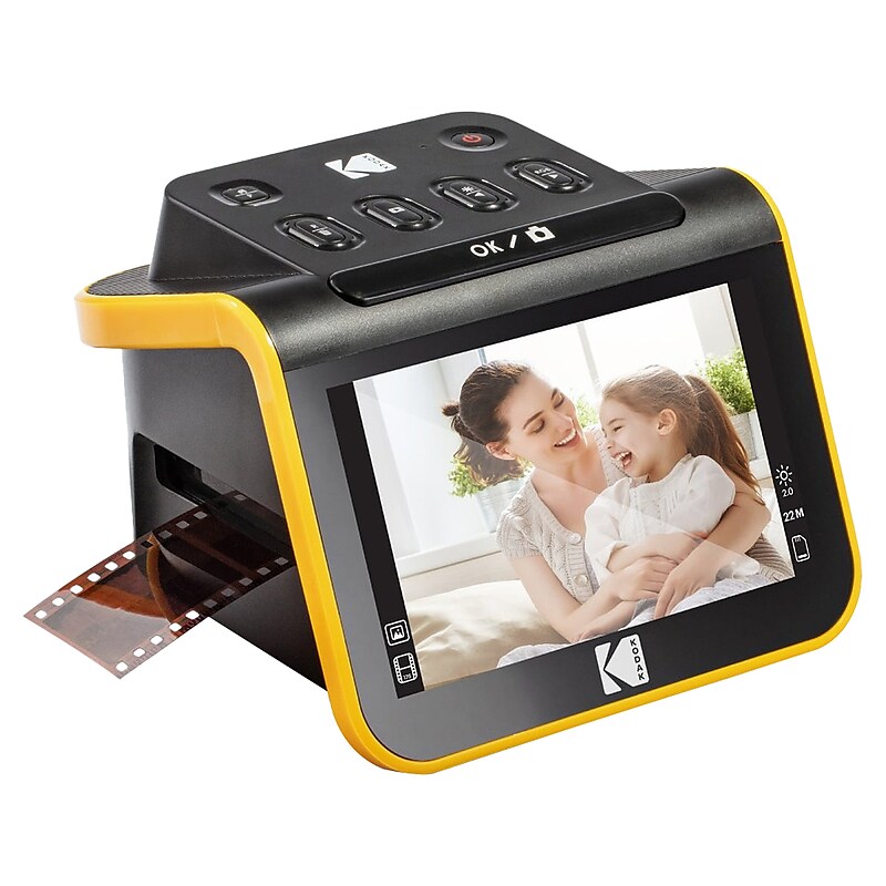 Kodak Slide N Scan Digital Film Scanner, Black/Yellow (RODFS50) image 1