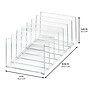 iDESIGN 7-Compartment Plastic Desktop Organizer, Clear, 2/Pack (29116M2)~#|#~37F7B45D-1188-4B1E-929F7EA270C72738_sc7