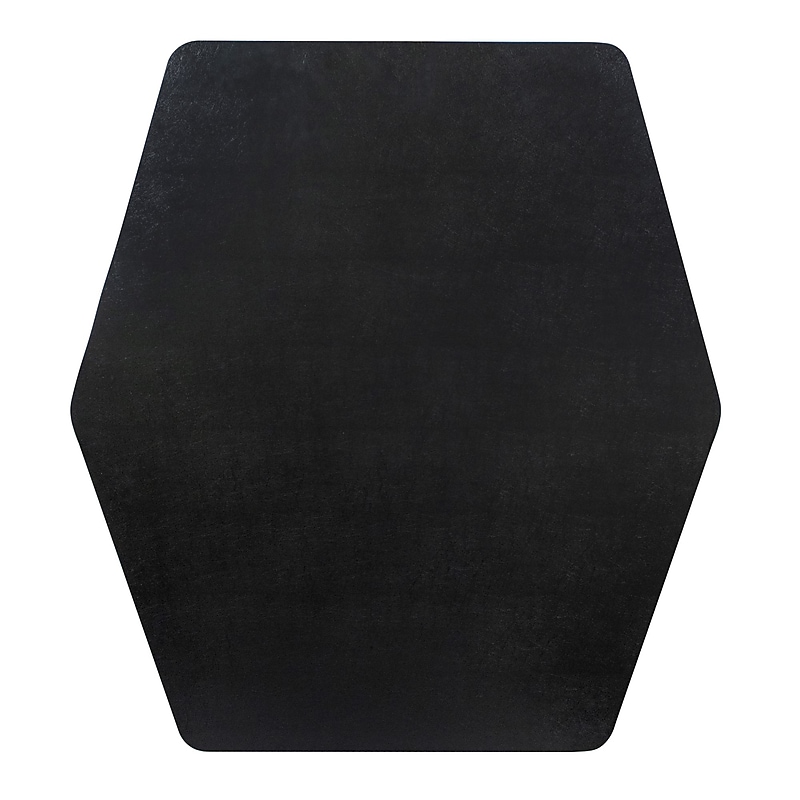 E.S. Robbins Game Zone Chair Mat, 42" x 46", Black image 1