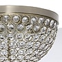 Lalia Home 13" Classix Crystal 2 Light Dome Shaped LED Flush Mount Ceiling Fixture, Antique Brass, 2/Set (LHM-2000-AB-2PK)~#|#~37FBBFD9-ED5E-47B3-BD50382B7D954F8F_sc7