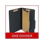 Medical Arts Press Pressboard Classification Folder, 1 Divider, 2" Expansion, Legal Size, Black, 10/Box (DV-T52-14-3BLK)~#|#~37FD5C37-763A-4759-87F133FEB884EC35_sc7