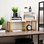 Mind Reader 3 Metal Desktop Bookshelf, 15.75" x 7.87" x 23.75", White (MDGDESK-WHT)~#|#~37FD5E77-6634-48B0-8AB30377941E37F0_sc7