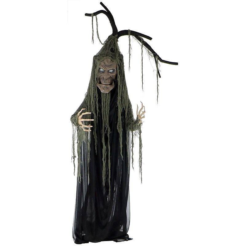 Haunted Hill Farm Life-size Poseable Talking Tree (HHTREE-1FLS) image 1
