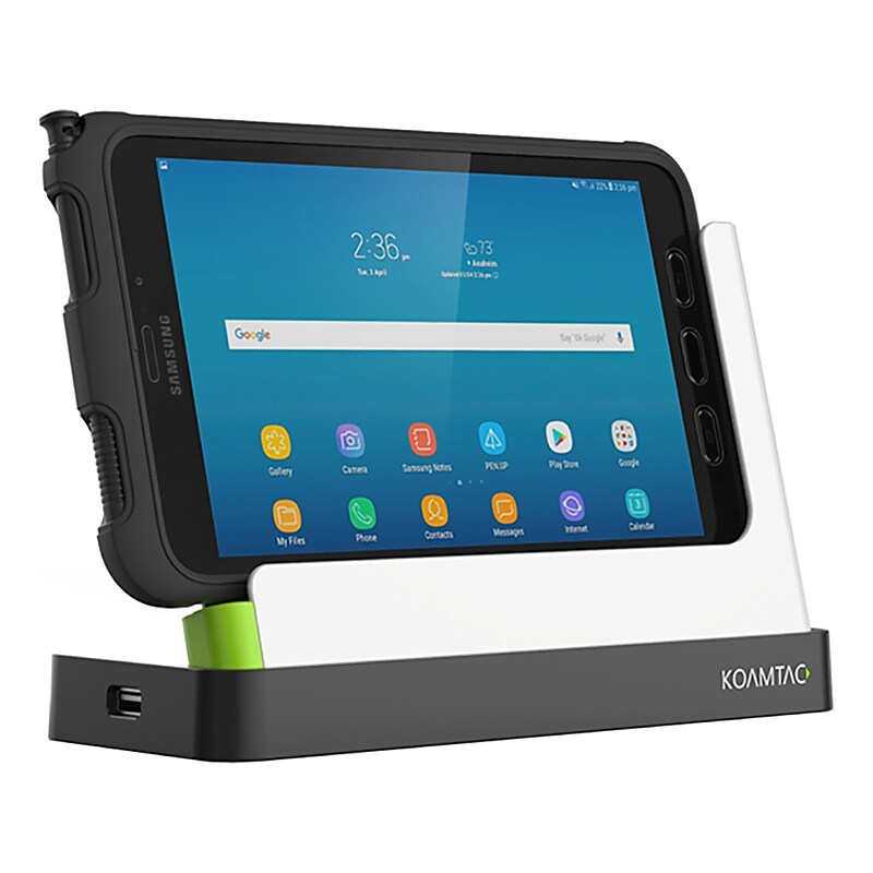 KOAMTAC Wireless Charging Cradle, Black/White (897430) image 1
