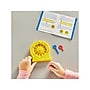 hand2mind NumberLine Clock Mini Student Clock, Yellow, 6/Set (92287)~#|#~38037BDC-084E-4D71-A08F58CDC04272DE_sc7