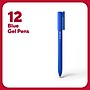 TRU RED™ Quick Dry Gel Pen, Medium Point, 0.7mm, Blue, Dozen (TR54481)~#|#~38046616-F890-405B-9ED001FA70DEB67C_sc7