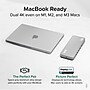 Plugable USB-C Docking Station Dual 4K Displays, 100W, 2x HDMI 2x DisplayPort (UD-6950PDH)~#|#~3807968A-B733-4B06-991119383449AD2A_sc7