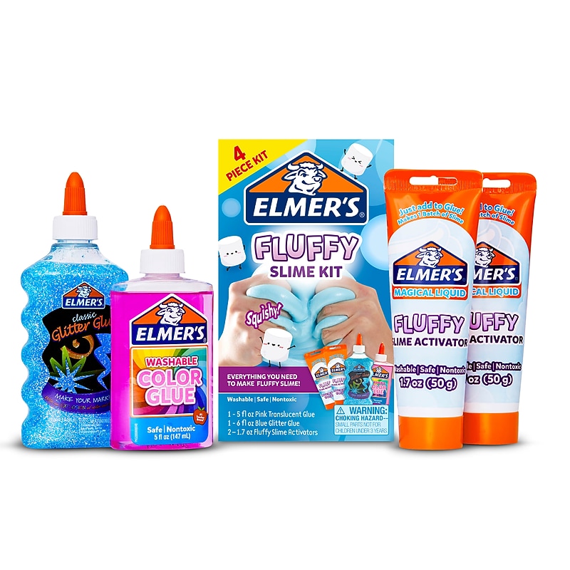Elmer’s Fluffy Slime Kit, 4 Pieces/Kit (2119928) image 1