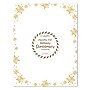 Geographics Metallic Snowflakes Holiday Letterhead, White/Gold, 40 Sheets/Pack (50057)~#|#~380BFE3C-A936-4BD3-81FF03842383EF96_sc7