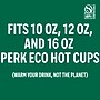 Perk™ Eco Compostable Plastic Hot Cup Lid, 10/12/16 Oz., White, 50/Pack (PK56218)~#|#~380F1BFA-8CCD-4D2F-84006EE7FC69E34B_sc7