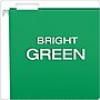 Pendaflex Recycled Hanging File Folders, 1/5 Tab, Letter Size, Bright Green, 25/Box (81610)~#|#~3814847A-F88E-4681-9839C3B00776AFC3_sc7