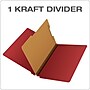 Pendaflex Classification Folder, 1-Dividers, 1 3/8" Expansion, Letter Size, Red, 10/Box (H1150R)~#|#~3819087A-A4D1-4408-894F2DE6430410D9_sc7