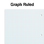 Staples 1-Subject Notebooks, 8" x 10.5", Graph Ruled, 70 Sheets, Red (ST23984C)~#|#~381B2A98-1FD8-4922-B7B9692F8D000262_sc7