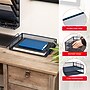 Staples Metal Mesh Side Loading Stackable Letter Tray, Letter Size, Navy Blue, 2/Pack (ST63840)~#|#~381C6F6E-9054-4C1A-825D194B9AC6CBDD_sc7