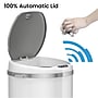 iTouchless Stainless Steel Round Sensor Trash Can with AbsorbX Odor Control System, White, 8 Gal. (MT08RW)~#|#~3821A194-D913-46C1-9BC522C812EACBDA_sc7