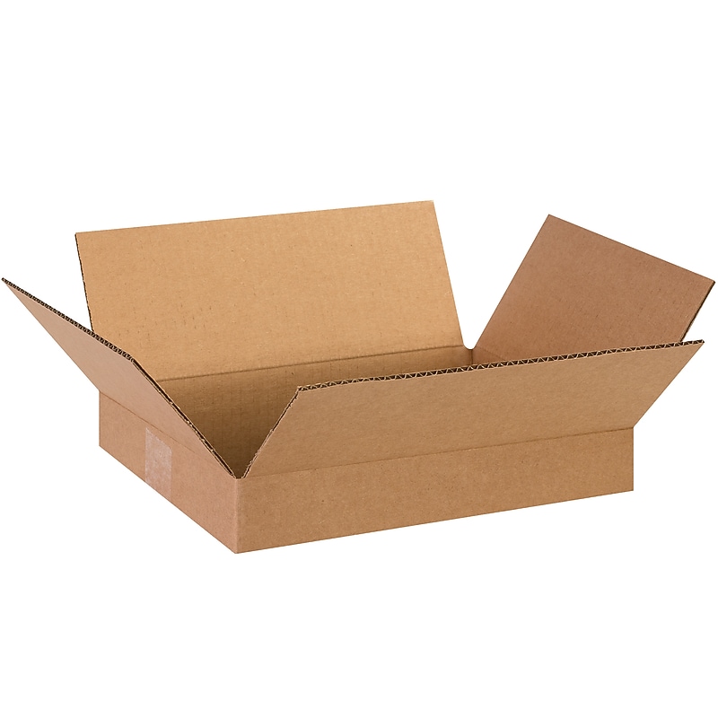 13" x 10" x 2" Shipping Boxes, 32 ECT, 25/Bundle (13102) image 1