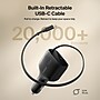 Belkin BoostCharge Car Charger with Retractable Cable, 30W, Black (CCC002fqBK)~#|#~382717BB-C6C7-42FF-B56380BE2065350D_sc7