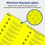 Avery Rectangle Multipurpose Labels, 2/3" x 3-7/16", Neon Yellow, 1200/Pack (94210)~#|#~382EAB46-3937-43CD-B53A92BACC553654_sc7
