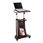 Techni Mobili 22"W Manual Adjustable Standing Laptop Cart, Chocolate (RTA-B005-CH36)~#|#~3830058D-DA59-43A0-87378293A8348F1C_sc7