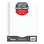 C-Line Reinforced Wide Ruled Filler Paper, 8" x 10.5", 3-Hole Punched, 100 Sheets/Pack, 6/Bundle (CLI21032-6)~#|#~3837305D-8F82-41B9-AA9E6A6C680DB05D_sc7