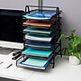 Mind Reader Metal Front Loading Letter Tray, Letter/Legal Size, Black (7TPAPER-BLK)~#|#~38397433-F959-4E67-BE861BCF3B901F4F_sc7
