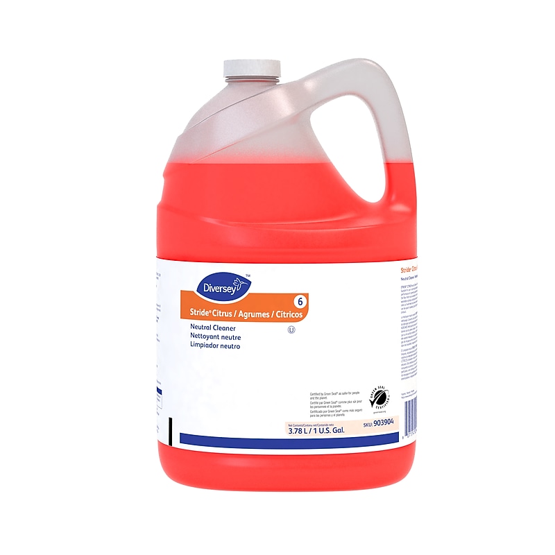 Diversey Stride Neutral Cleaner, Fresh Citrus, 128 Fl. Oz. (903904) image 1