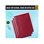Better Office Glossy 2-Pocket Portfolio Folder, Burgundy Red, 25/Pack (80185-25PK)~#|#~3842F80C-B748-4476-A8EABE2860E33E38_sc7