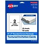 Avery Rounded Corners Invitation Cards , 5" x 7", Matte White, 50/Pack (19479399770)~#|#~3846B788-01EC-4DD3-B8ABD360F65DE48C_sc7