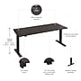 Bush Business Furniture Move 40 Series 72"W Electric Adjustable Standing Desk, Storm Gray/Black (M4S7230SGBK)~#|#~3846DE1D-2C3F-45A3-9E943D934E80EF95_sc7