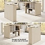 Bush Business Furniture Stratus 72"W Electric Adjustable Standing Desk with Bookcase, Natural Elm (SUT006NE)~#|#~38472F2B-7E29-4B3A-9464F0336CED9F1B_sc7
