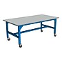 Learniture Ideate Series Rectangular Activity Table, 72" x 36", Laminate, North Sea/Brilliant Blue (LNT-NOR3007-BB-PK-SO)~#|#~384921DB-9361-4889-A2287F61D563E218_sc7