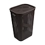 Mind Reader 15.85-Gallon Slim Laundry Hamper with Lid, Plastic, Brown, 2/Set (2HBIN60-BRN)~#|#~384B68CE-2A0F-4E45-8C1F388B35A8015E_sc7