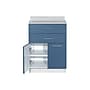 Viva Comfort 36'' H x 24" L Exam Room Medical Cabinet, 2-Doors, 2-Drawers, Blueberry (90224GRYBL)~#|#~384C0192-599E-4E85-BA208C43936E5B94_sc7