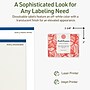 Avery Dissolvable Rectangle Multipurpose Labels, 2" x 2-5/8", Off-white, 375/Pack (94235)~#|#~384F316E-94AF-414F-8585B0C7E5D7B769_sc7