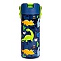 Elemental Splash Pop Plastic Water Bottle, 18 oz., Dinosaur Navy (EMLETR18DNN12P)~#|#~3850F2FB-56A7-4A47-A15A74457D6929D7_sc7