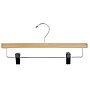 Nahanco 14" Wood Ladies' Flat Skirt/Slack Hanger, Natural Lacquered, 100/Box (6214RCCH)~#|#~385392F7-7EDE-48A0-B0B81DAA2B03464E_sc7