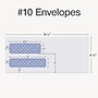 Staples Reveal-N-Seal Security Tinted #10 Double Window Envelopes, 4 1/8" x 9 1/2", White, 500/Box (1017264)~#|#~385DDA3B-A381-4C6A-ADA744BD9010B3E1_sc7