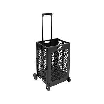Mount-It! Mixed Materials Mobile Utility Cart, Black (MI-906)