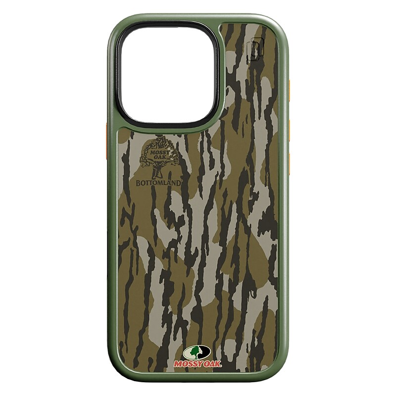 cellhelmet Fortitude Series MagSafe Phone Case for iPhone 16 Pro, Shock Absorbing, Mossy Oak Bottom Lands (CF-106-MO) image 1