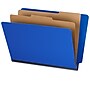 Staples 60% Recycled Pressboard Classification Folder, 2-Dividers, 2" Expansion, Letter Size, Dark Blue, 10/Box (ST62565)~#|#~3863CA23-40E7-418B-A4EFC77A1AE25BAC_sc7